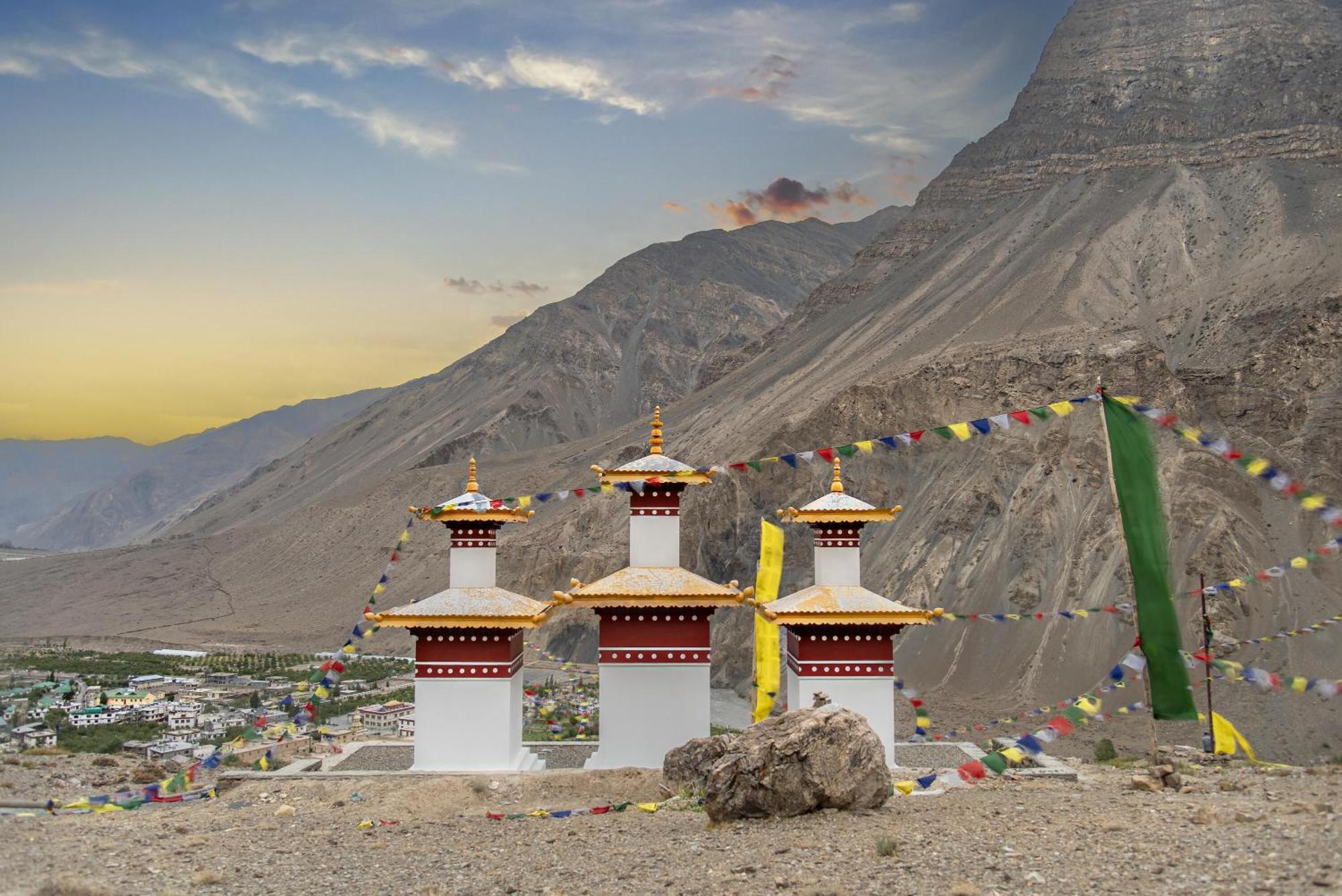 Echor Mud Huts Tabo, Spiti Valley Kaza Εξωτερικό φωτογραφία